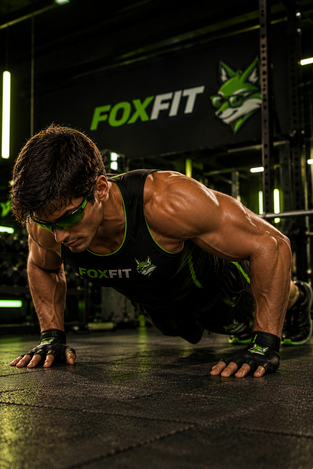 Aluno treinando com Foxfit